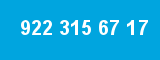 922 315 67 17